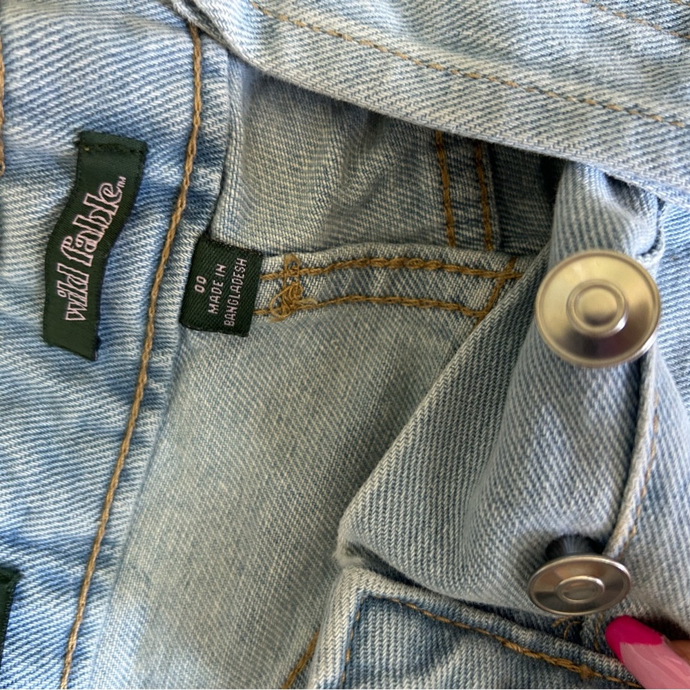 Wild fable size 00 Jean shorts